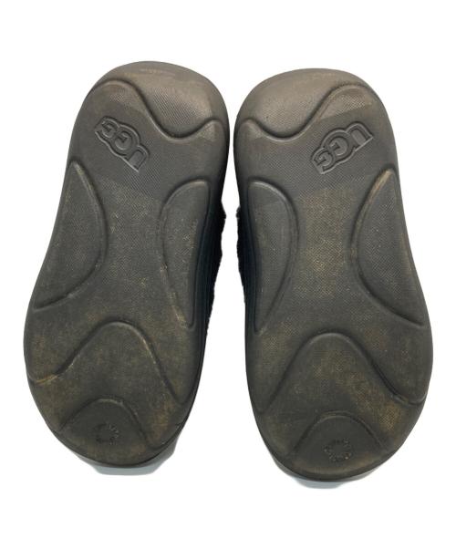 UGG（アグ）UGG (アグ) FoamO UGGplush Slide ブラック サイズ:UK7の古着・服飾アイテム