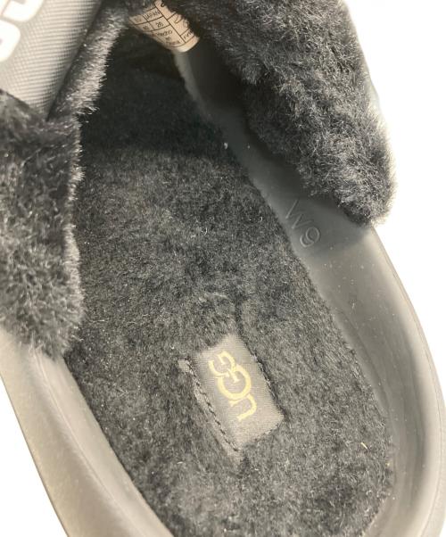 UGG（アグ）UGG (アグ) FoamO UGGplush Slide ブラック サイズ:UK7の古着・服飾アイテム