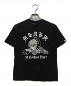 Aape BY A BATHING APEエーエイプ バイ アベイシングエイプ）の古着「半袖カットソー」｜ブラック