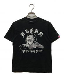 Aape BY A BATHING APE（エーエイプ バイ アベイシングエイプ）の古着「半袖カットソー」｜ブラック