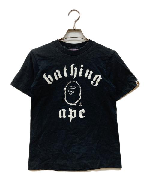 A BATHING APE（アベイシングエイプ）A BATHING APE (アベイシングエイプ) 半袖カットソー ブラック サイズ:XSの古着・服飾アイテム