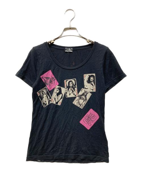 Hysteric Glamour（ヒステリックグラマー）Hysteric Glamour (ヒステリックグラマー) 半袖カットソー ブラック サイズ:FREEの古着・服飾アイテム