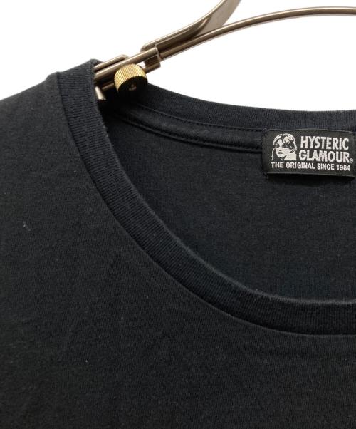 Hysteric Glamour（ヒステリックグラマー）Hysteric Glamour (ヒステリックグラマー) 半袖カットソー ブラック サイズ:FREEの古着・服飾アイテム