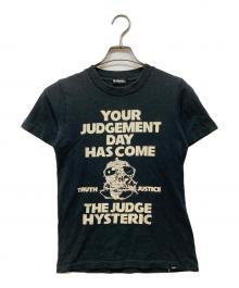 Hysteric Glamour（ヒステリックグラマー）の古着「半袖カットソー」｜ブラック