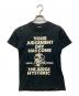 Hysteric Glamour（ヒステリックグラマー）の古着「半袖カットソー」｜ブラック