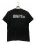 A BATHING APE (アベイシングエイプ) 半袖カットソー ブラック サイズ:L：7000円