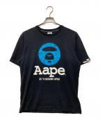 Aape BY A BATHING APEエーエイプ バイ アベイシングエイプ）の古着「半袖カットソー」｜ブラック