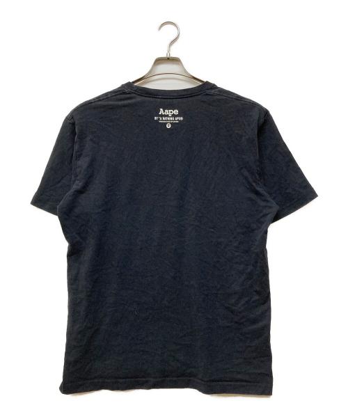 Aape BY A BATHING APE（エーエイプ バイ アベイシングエイプ）Aape BY A BATHING APE (エーエイプ バイ アベイシングエイプ) 半袖カットソー ブラック サイズ:Lの古着・服飾アイテム