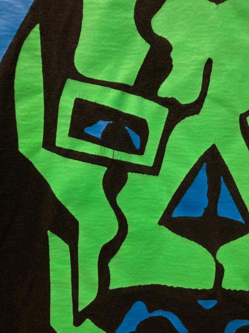 A BATHING APE（アベイシングエイプ）A BATHING APE (アベイシングエイプ) MARVEL (マーベル) DOOMプリントカットソー ブラック サイズ:Lの古着・服飾アイテム