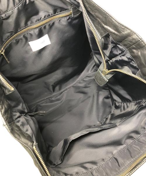 yoused（ユーズド）YOUSED (ユーズド) レザーバッグ ブラックの古着・服飾アイテム