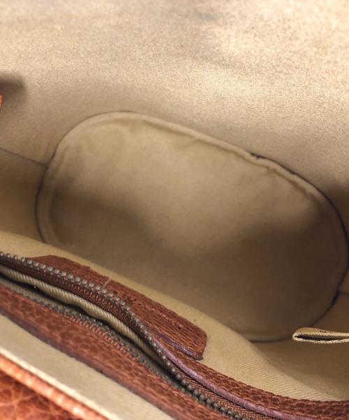 POLO RALPH LAUREN（ポロ・ラルフローレン）POLO RALPH LAUREN (ポロ・ラルフローレン) レザーショルダーバッグ ブラウンの古着・服飾アイテム