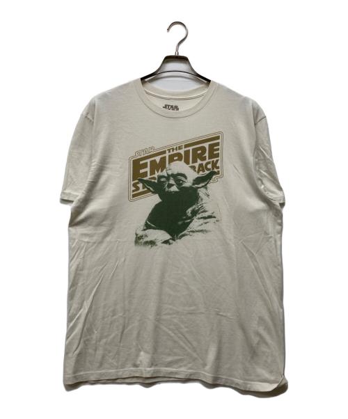 STAR WARS（スターウォーズ）STAR WARS (スターウォーズ) 半袖カットソー ホワイト サイズ:Lの古着・服飾アイテム