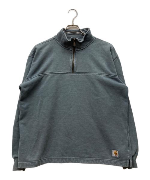 CarHartt（カーハート）CarHartt (カーハート) ハーフジップスウェット グレー サイズ:Mの古着・服飾アイテム