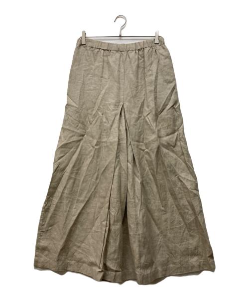 JOURNAL STANDARD（ジャーナルスタンダード）JOURNAL STANDARD (ジャーナルスタンダード) リネンタックキャロットパンツ ベージュ サイズ:38 未使用品の古着・服飾アイテム