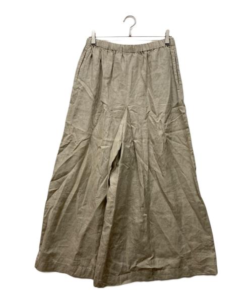 JOURNAL STANDARD（ジャーナルスタンダード）JOURNAL STANDARD (ジャーナルスタンダード) リネンタックキャロットパンツ ベージュ サイズ:38 未使用品の古着・服飾アイテム