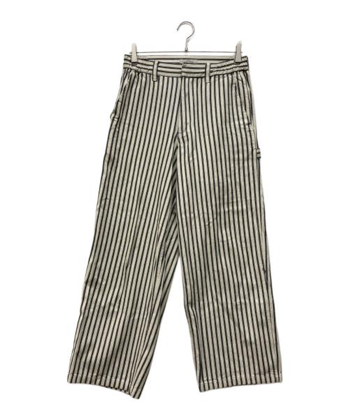 JOURNAL STANDARD relume（ジャーナルスタンダード レリューム）JOURNAL STANDARD relume (ジャーナルスタンダード レリューム) ヒッコリー レイジーパンツ アイボリー サイズ:Sの古着・服飾アイテム
