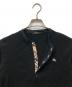 BURBERRY BLACK LABEL (バーバリーブラックレーベル) ヘンリーネックニット ブラック サイズ:2：5000円