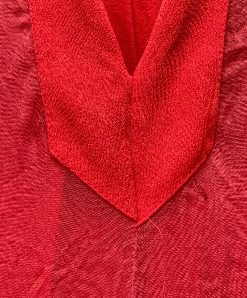 GUCCI（グッチ）GUCCI (グッチ) ストライプラインノースリーブワンピース レッド サイズ:38の古着・服飾アイテム