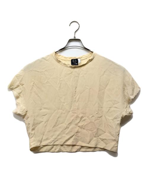 MCQ（マックキュー）MCQ (マックキュー) シルクカットソ- ベージュ サイズ:記載無し（実寸サイズをご確認ください）の古着・服飾アイテム