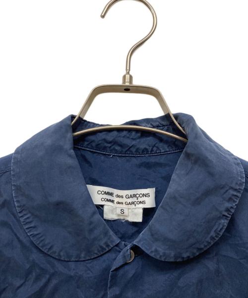COMME des GARCONS COMME des GARCONS（コムデギャルソン コムデギャルソン）COMME des GARCONS COMME des GARCONS (コムデギャルソン コムデギャルソン) フリルブラウス ネイビー サイズ:Sの古着・服飾アイテム