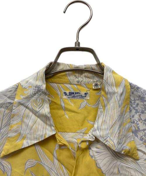 Sun Surf（サンサーフ）Sun Surf (サンサーフ) 半袖シャツ イエロー サイズ:Mの古着・服飾アイテム