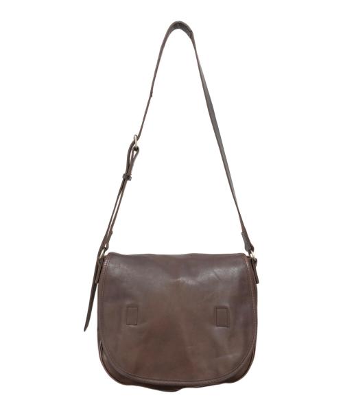 MARGARET HOWELL（マーガレットハウエル）MARGARET HOWELL (マーガレットハウエル) PORTER (ポーター) LEATHER SHOULDER BAG ブラウンの古着・服飾アイテム