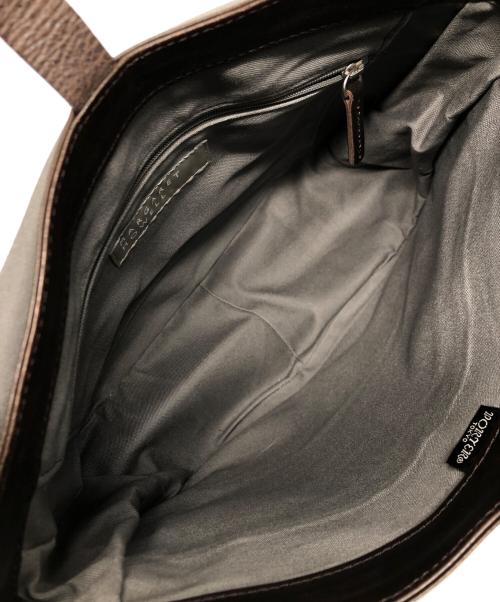 MARGARET HOWELL（マーガレットハウエル）MARGARET HOWELL (マーガレットハウエル) PORTER (ポーター) LEATHER SHOULDER BAG ブラウンの古着・服飾アイテム