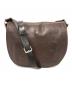 MARGARET HOWELL（マーガレットハウエル）の古着「LEATHER SHOULDER BAG」｜ブラウン