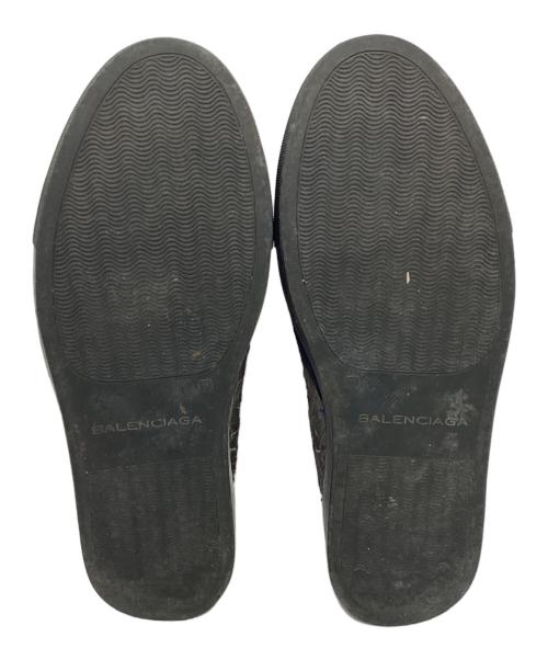 BALENCIAGA（バレンシアガ）BALENCIAGA (バレンシアガ) クロコ型押しハイカットスニーカー ネイビー サイズ:42の古着・服飾アイテム