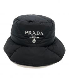 PRADA（プラダ）の古着「パデッド リナイロン バケットハット」｜ブラック