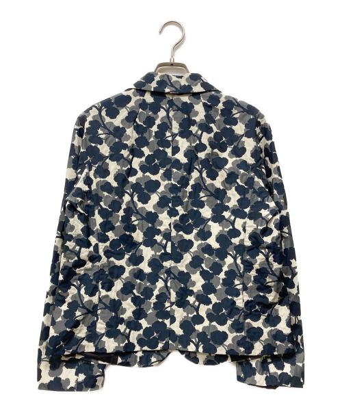 WEEKEND Max Mara（ウィークエンド マックスマーラ）Weekend Max Mara (ウィークエンド マックスマーラ) ボタニカル柄ジャケット ブラック サイズ:44の古着・服飾アイテム