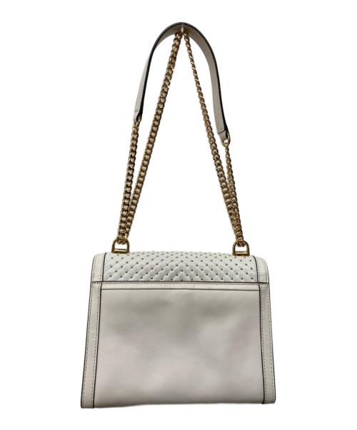 MICHAEL KORS（マイケルコース）MICHAEL KORS (マイケルコース) チェーンショルダーバッグ ホワイトの古着・服飾アイテム