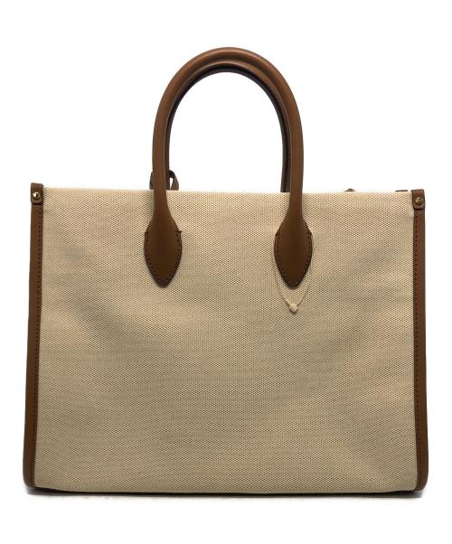 MICHAEL KORS（マイケルコース）MICHAEL KORS (マイケルコース) 2WAYショルダーバッグ アイボリー×ブラウン 未使用品の古着・服飾アイテム