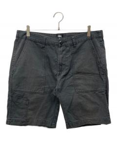 中古・古着通販】stussy (ステューシー) WORKGEAR SHORTS TWILL ブルー