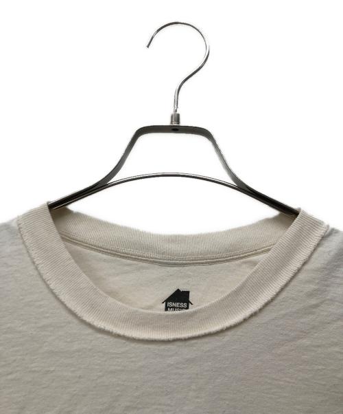 is-ness（イズネス）is-ness (イズネス) 半袖カットソー ホワイト サイズ:Fの古着・服飾アイテム