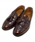 BROOKS BROTHERS×Aldenブルックスブラザーズ×オールデン）の古着「コードバンタッセルローファー」｜ブラウン
