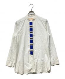 MARNI（マルニ）の古着「スタンドカラーシャツ」｜ホワイト