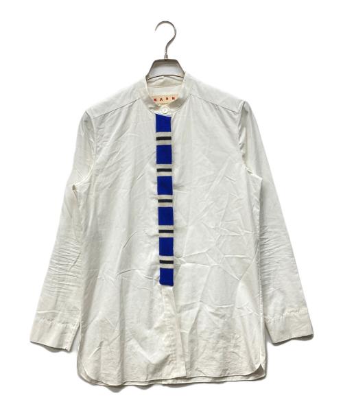 MARNI（マルニ）MARNI (マルニ) スタンドカラーシャツ ホワイト サイズ:40の古着・服飾アイテム