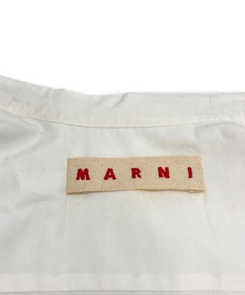 MARNI（マルニ）MARNI (マルニ) スタンドカラーシャツ ホワイト サイズ:40の古着・服飾アイテム