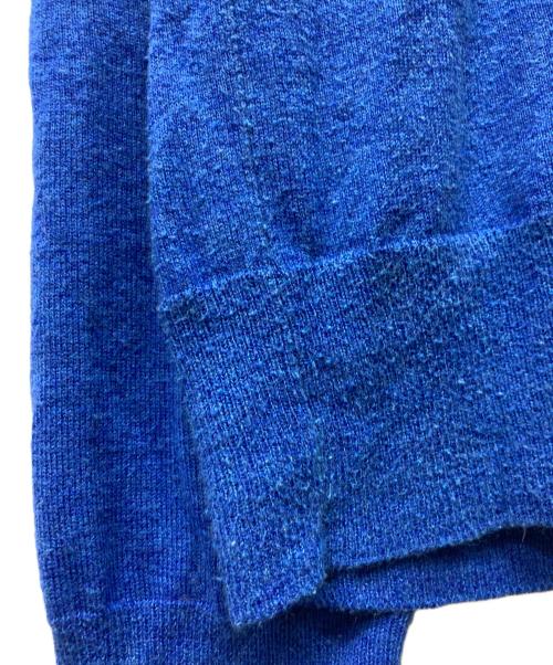 Maison Margiela（メゾンマルジェラ）Maison Margiela (メゾンマルジェラ) エルボーパッチウールニット ブルー サイズ:Sの古着・服飾アイテム