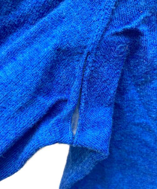 Maison Margiela（メゾンマルジェラ）Maison Margiela (メゾンマルジェラ) エルボーパッチウールニット ブルー サイズ:Sの古着・服飾アイテム