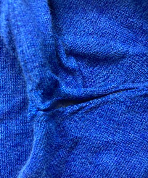 Maison Margiela（メゾンマルジェラ）Maison Margiela (メゾンマルジェラ) エルボーパッチウールニット ブルー サイズ:Sの古着・服飾アイテム