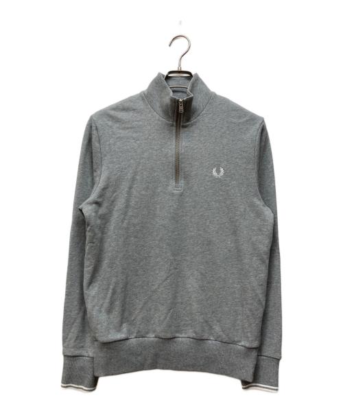 FRED PERRY（フレッドペリー）FRED PERRY (フレッドペリー) ハーフジップスウェット グレー サイズ:Ｓの古着・服飾アイテム