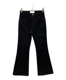Mame Kurogouchi（マメクロゴウチ）の古着「Slim Flared Denim Jeans」｜ブラック
