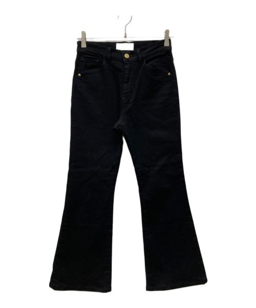 Mame Kurogouchi（マメクロゴウチ）mame kurogouchi (マメクロゴウチ) Slim Flared Denim Jeans ブラック サイズ:2の古着・服飾アイテム