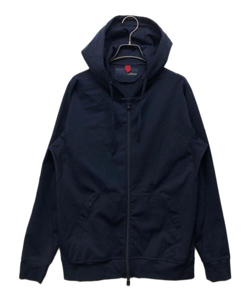 LARDINI（ラルディーニ）LARDINI (ラルディーニ) ジップパーカー ネイビー サイズ:44の古着・服飾アイテム