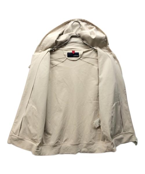 LARDINI（ラルディーニ）LARDINI (ラルディーニ) イージーウェア コットンナイロンスムースジャージダブルジップフーディー ベージュ サイズ:44の古着・服飾アイテム