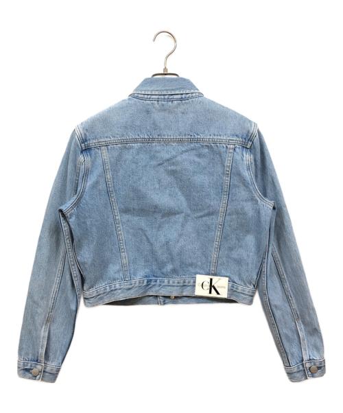 Calvin Klein Jeans（カルバンクラインジーンズ）Calvin Klein Jeans (カルバンクラインジーンズ) デニムジャケット ブルー サイズ:Sの古着・服飾アイテム