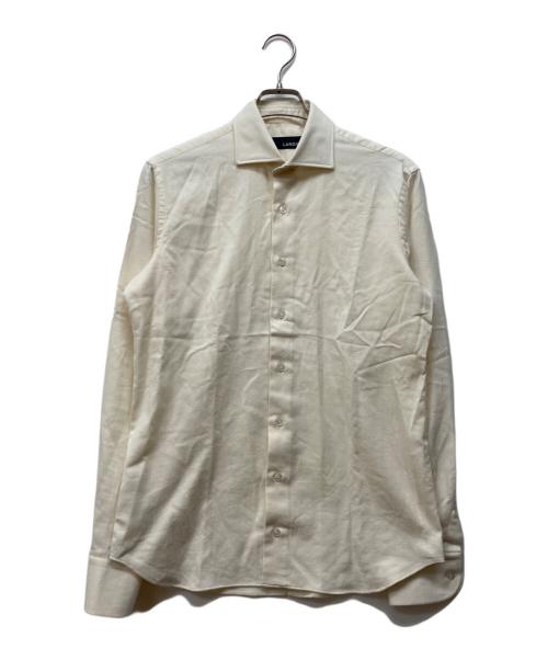 LARDINI（ラルディーニ）LARDINI (ラルディーニ) コットン長袖シャツ アイボリー サイズ:Mの古着・服飾アイテム
