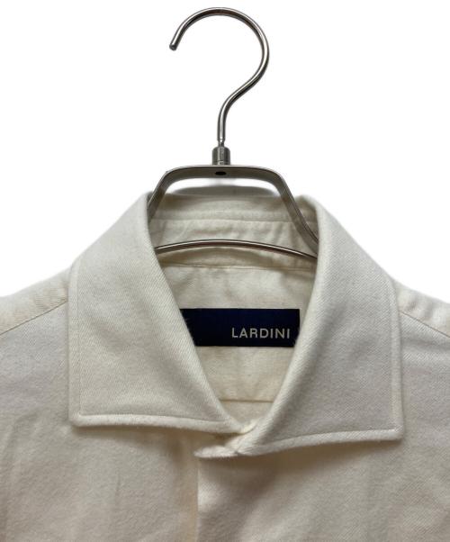 LARDINI（ラルディーニ）LARDINI (ラルディーニ) コットン長袖シャツ アイボリー サイズ:Mの古着・服飾アイテム